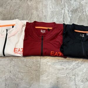 EA7 Emporio Armani Zip-Up Jackets Trio